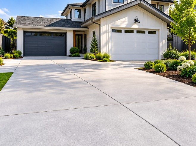 Concrete Driveway in Los Angeles by LA Max Concrete