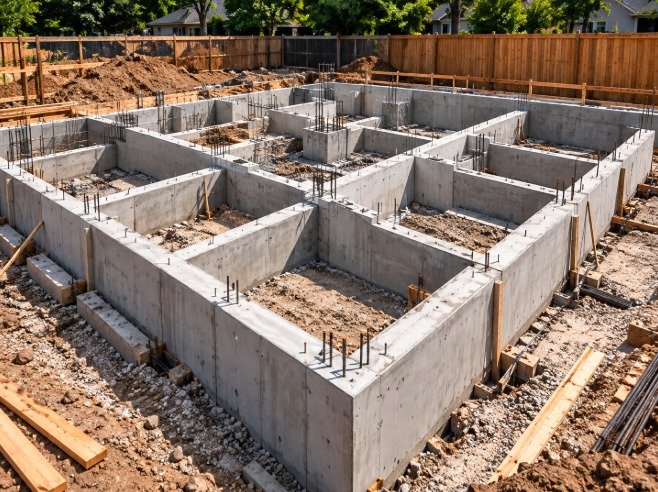 Foundation Concrete in Los Angeles by LA Max Concrete
